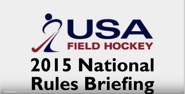 2015 USA Field Hockey Rules Briefing Video | USFHA