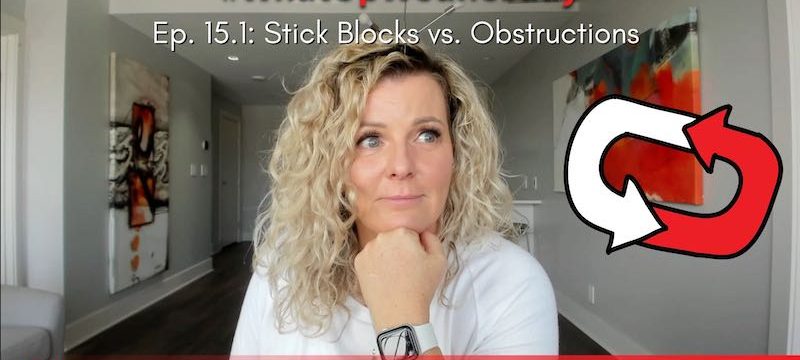 stick blocks obstructions defender focus