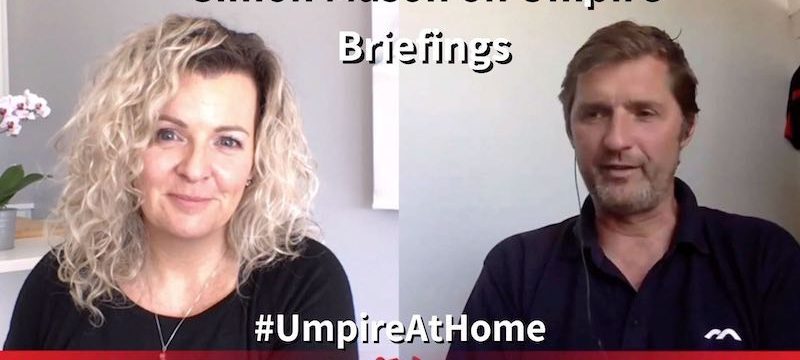 Simon Mason on Umpire Briefings | Hockey Umpiring Skills | #UmpireAtHome #TBT
