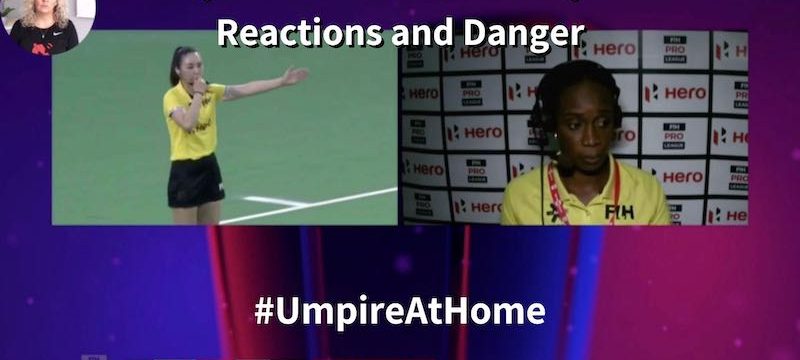Ayanna McClean on Player Reactions and Danger | Hockey Umpiring Skills | #UmpireAtHome #TBT