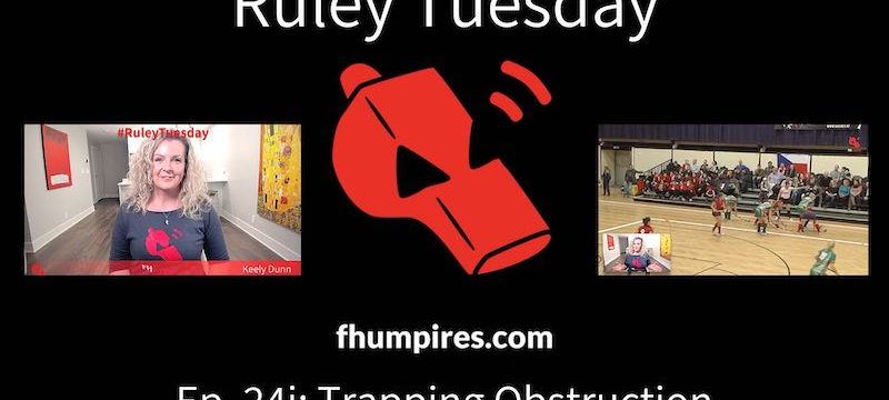 Trapping Obstruction | How to Apply the Rules of Hockey | #RuleyTuesday Ep. 24i