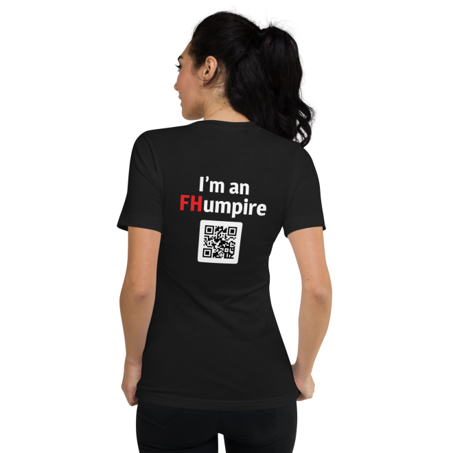 Ask Me! I'm An FHumpire All Folx Short Sleeve V-Neck T-Shirt - Image 7