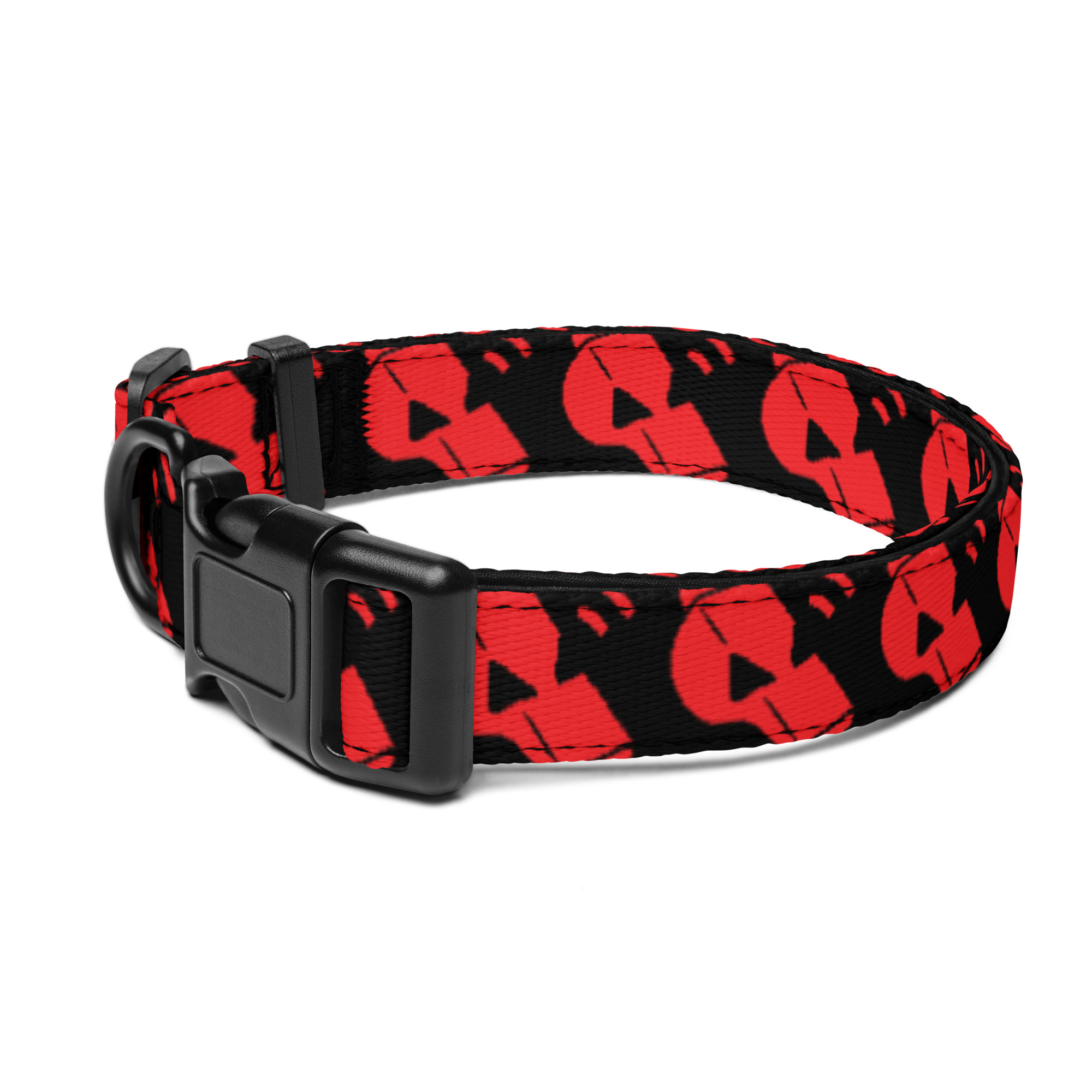 Red Whistle Pet Collar - Black